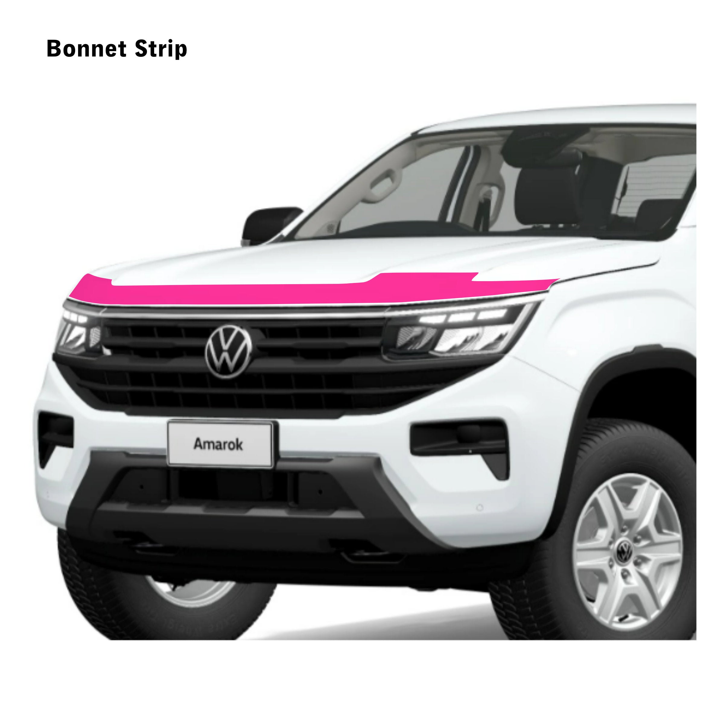 Templated Bonnet Strip To Suit Amarok Facelift