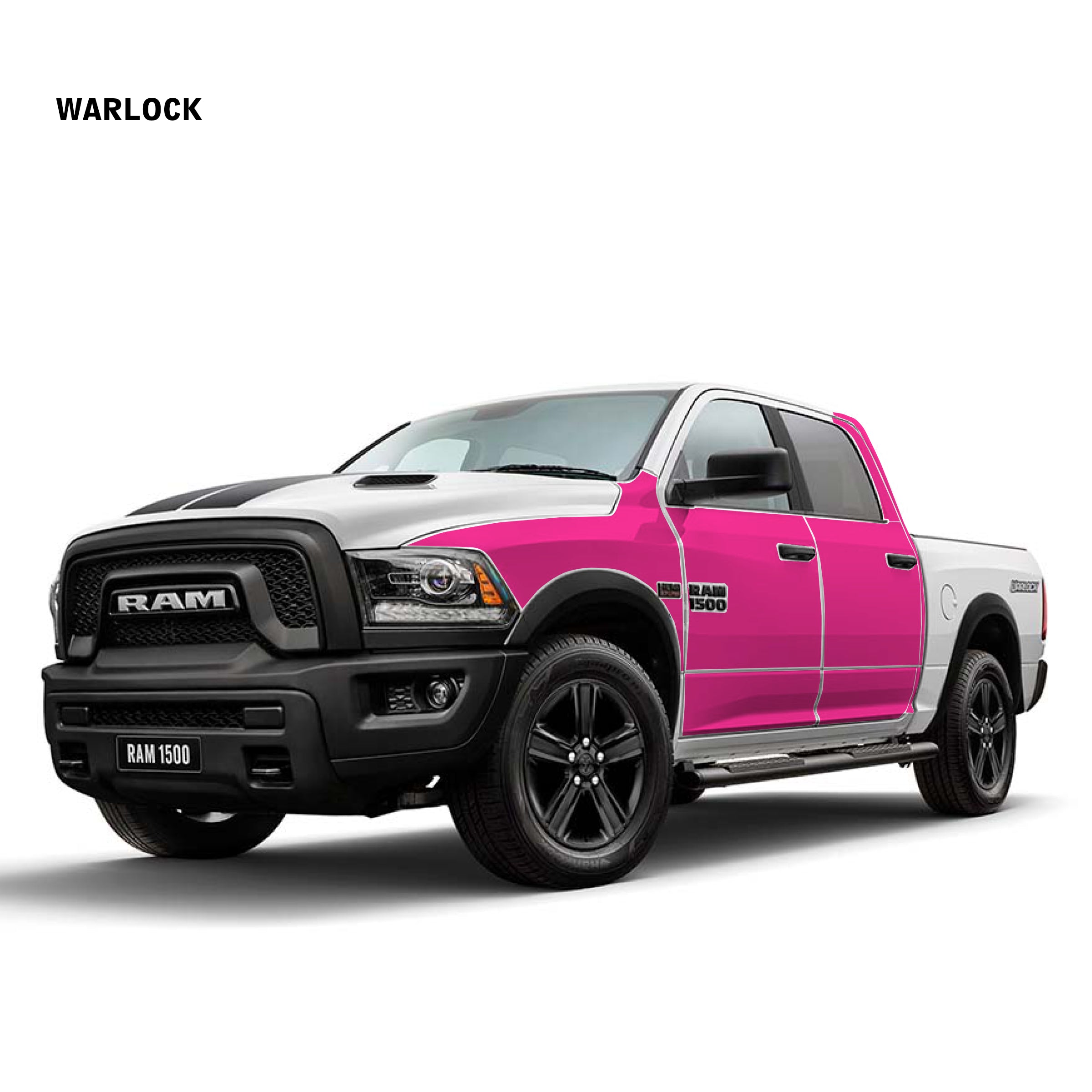 Bushwrapz DIY Paint Protection Film (PPF) Kit - To Suit RAM 1500 Warlock (DS) - Cab only